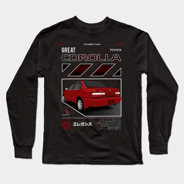 great corolla Long Sleeve T-Shirt by simamba21